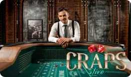 Live Craps slot at Fortune Clock Casino