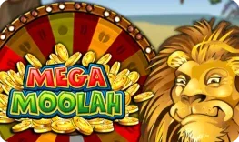 Mega Moolah slot at Fortune Clock Casino